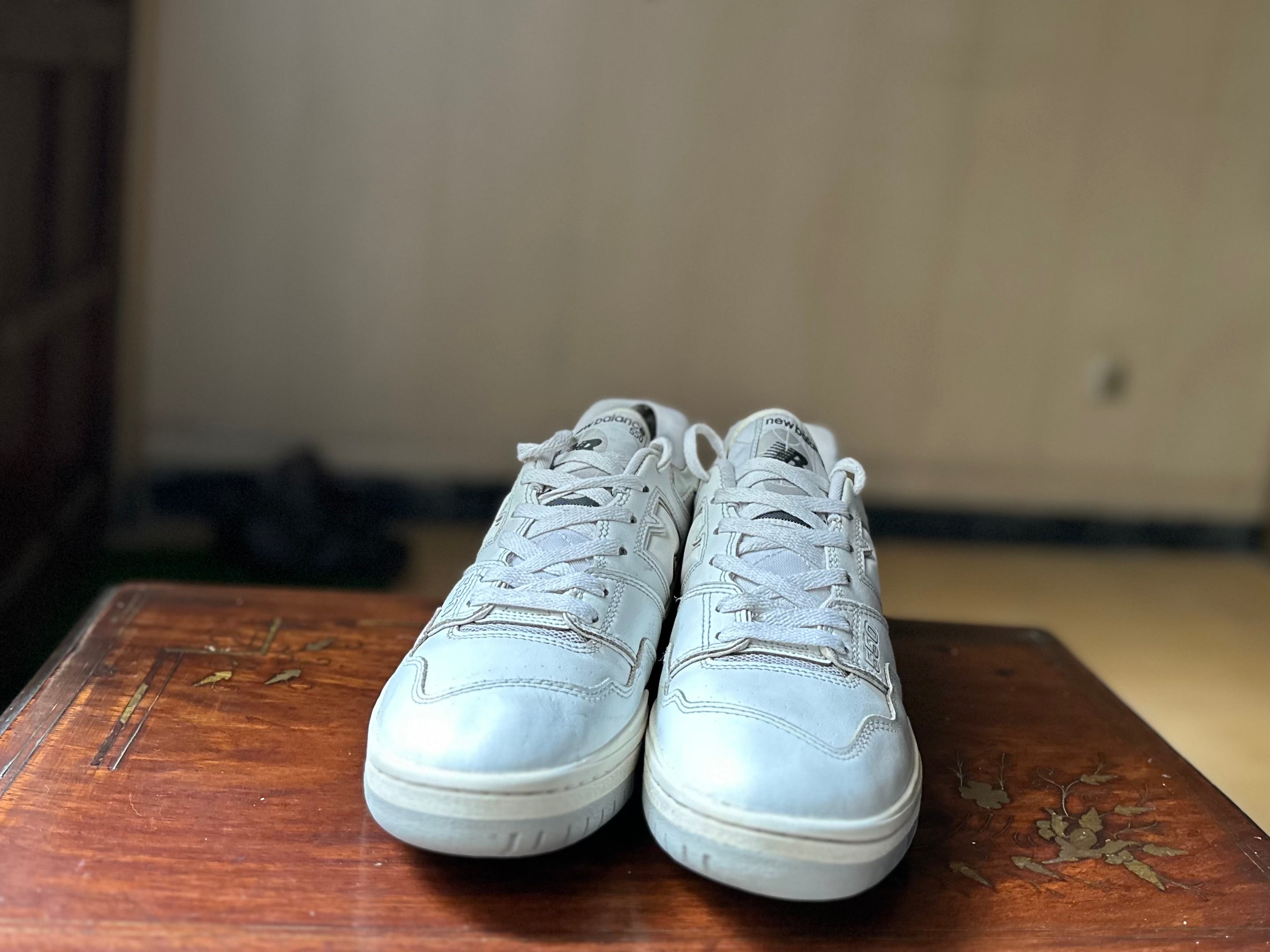 ORIGINAL New Balance 550 White Smoke Grey Uk size: 9.5 Eu: 44.5