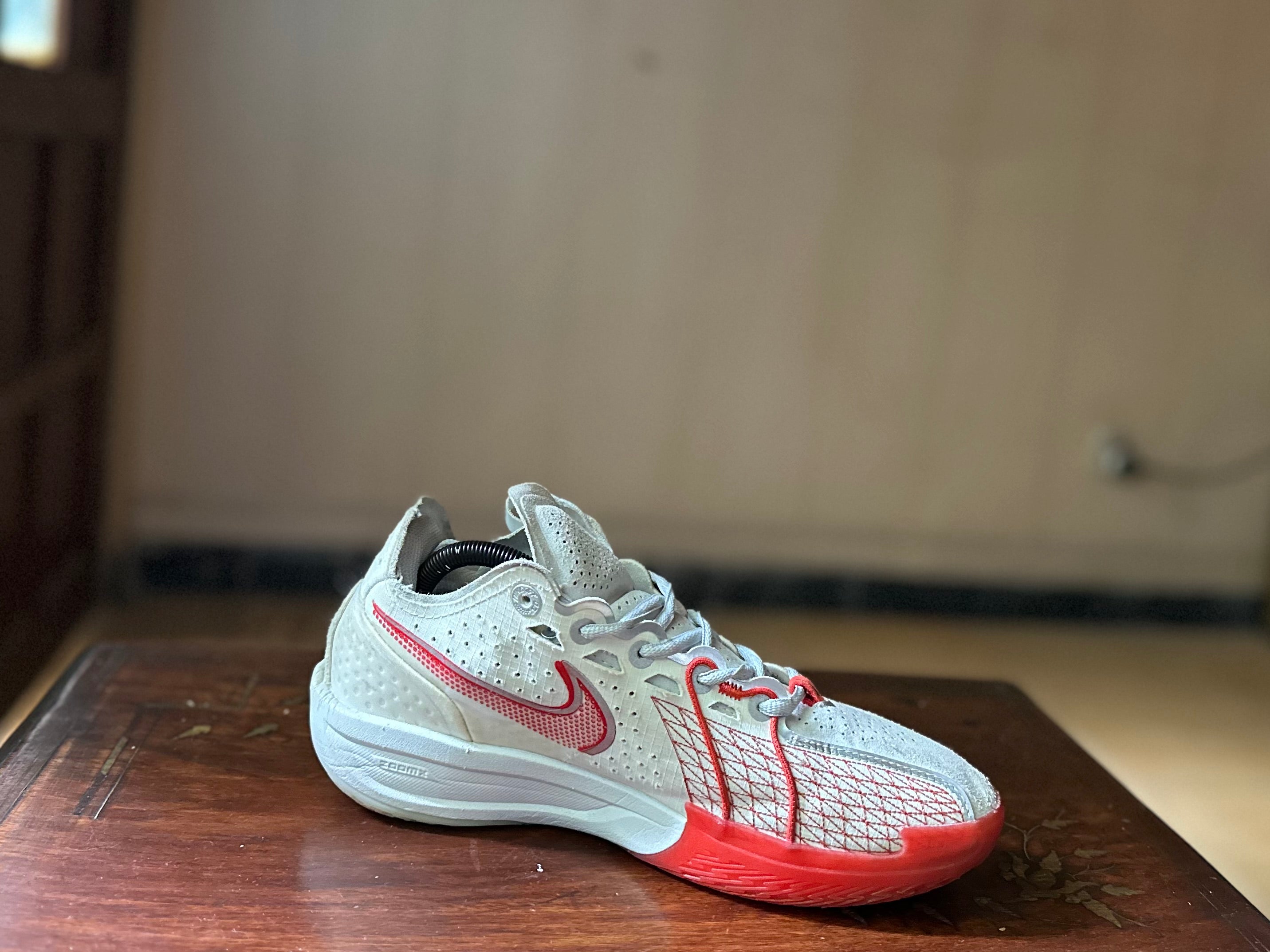 ORIGINAL Nike GT Cut 3 White Picante Red Uk size: 7.5 Eu: 42