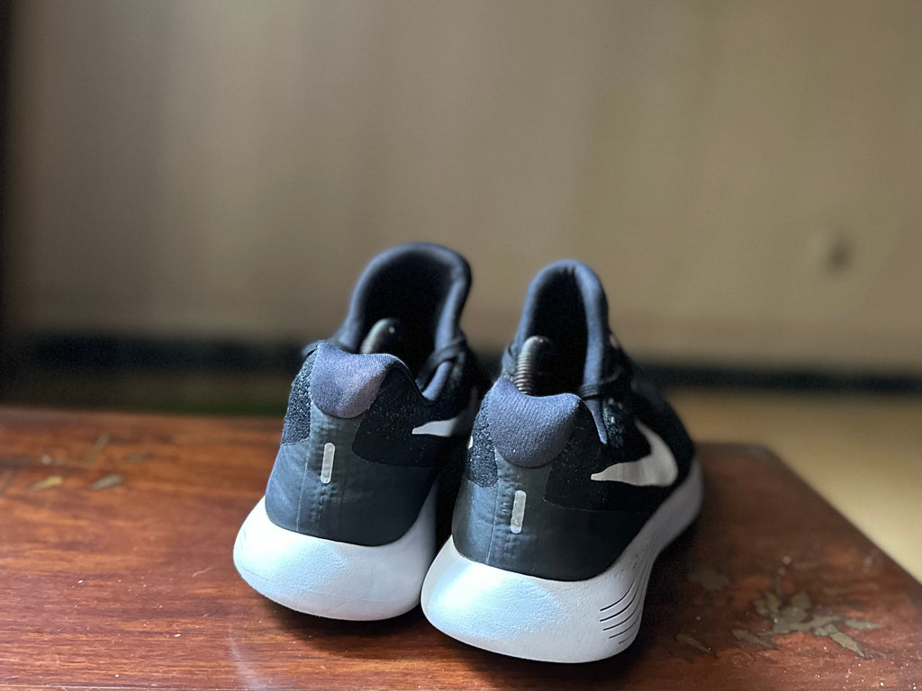 ORIGINAL Nike Lunarepic Low FlyKnit 2 Black/White/Anthracite Uk size: 10.5 Eu: 45.5