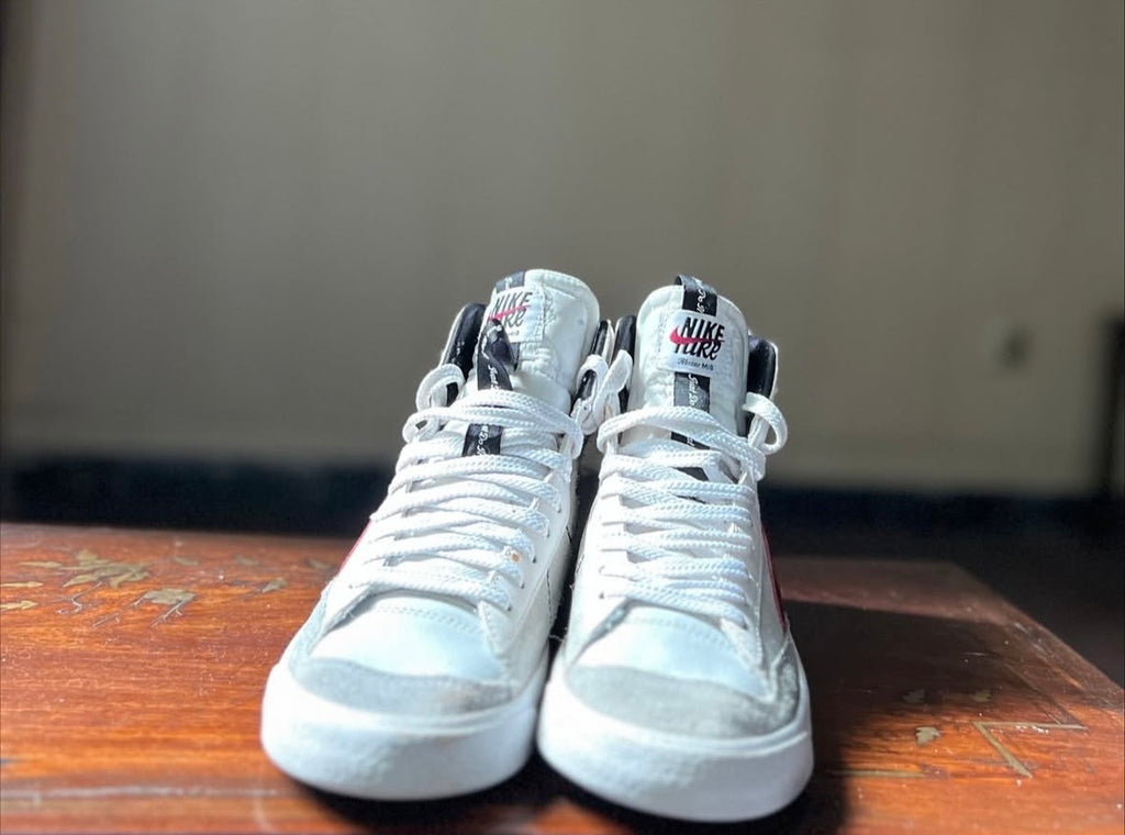ORIGINAL Nike Blazer Mid White Rush Maroon
