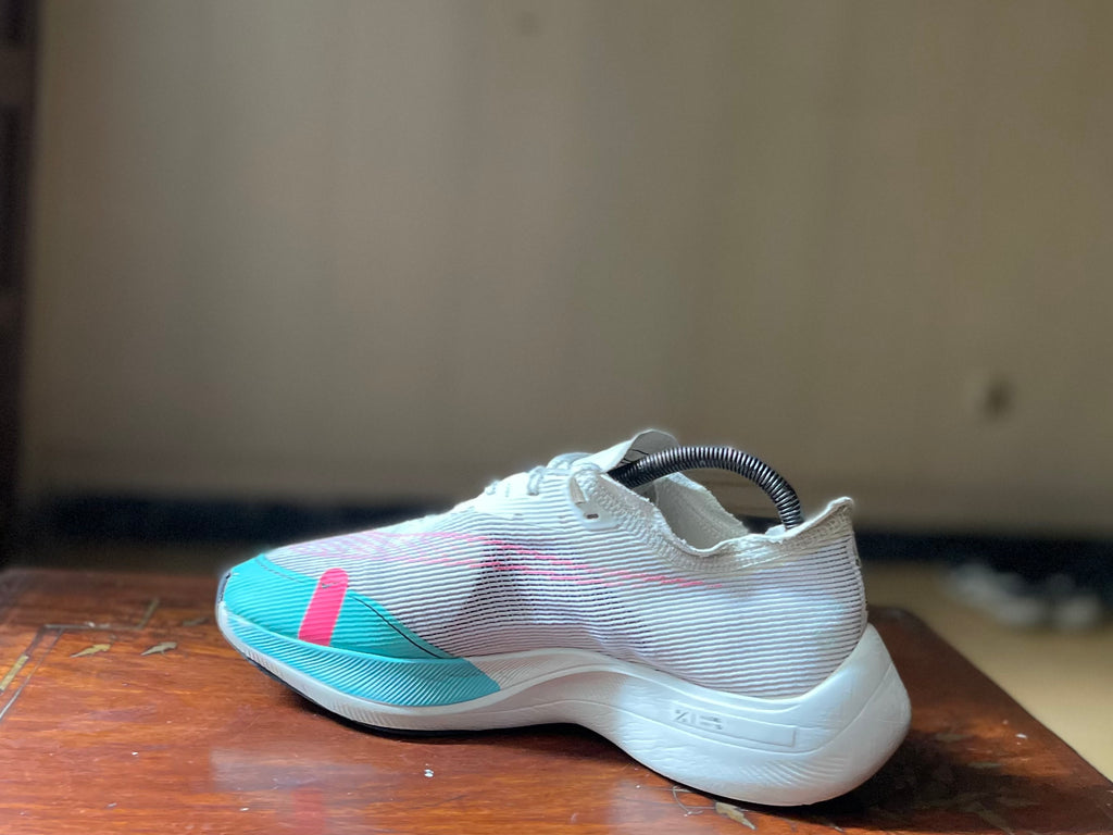 ORIGINAL Nike ZoomX VaporFly 2 Next% White Dynamic Turquoise (Carbon Plated)