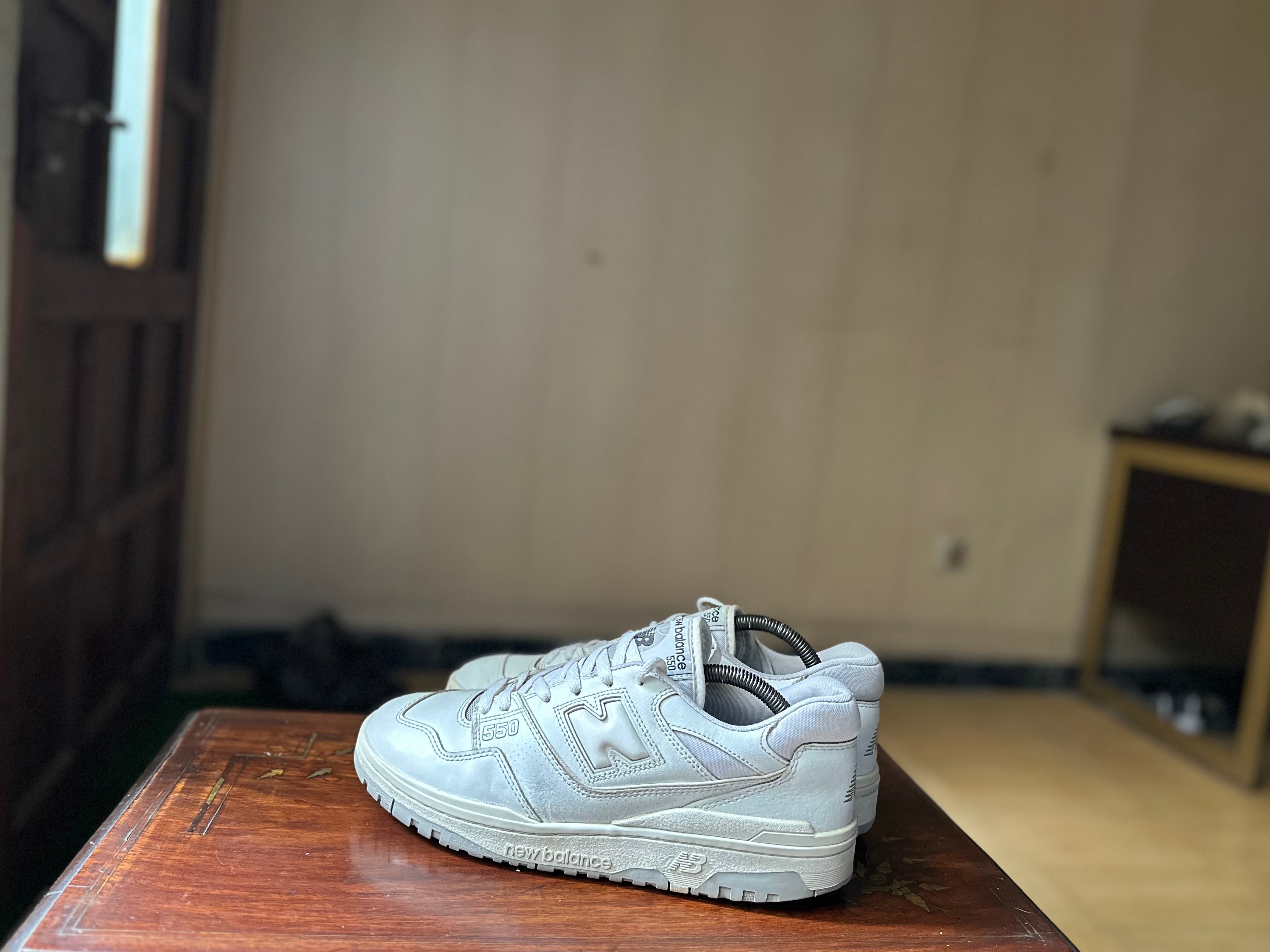 ORIGINAL New Balance 550 White Smoke Grey Uk size: 9.5 Eu: 44.5