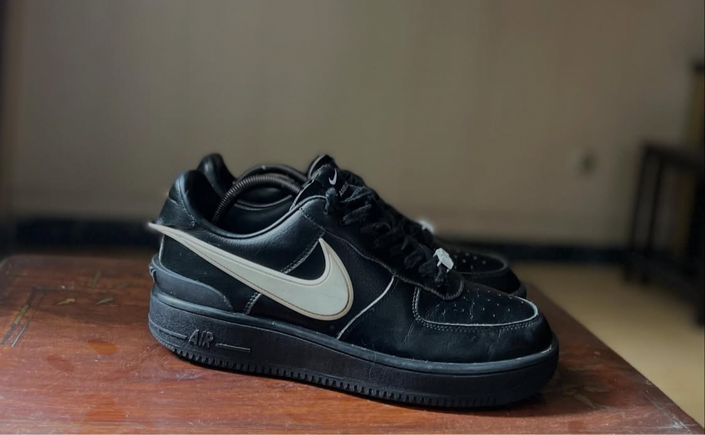 ORIGINAL Ambush X Nike AirForce 1 Black/White Swoosh