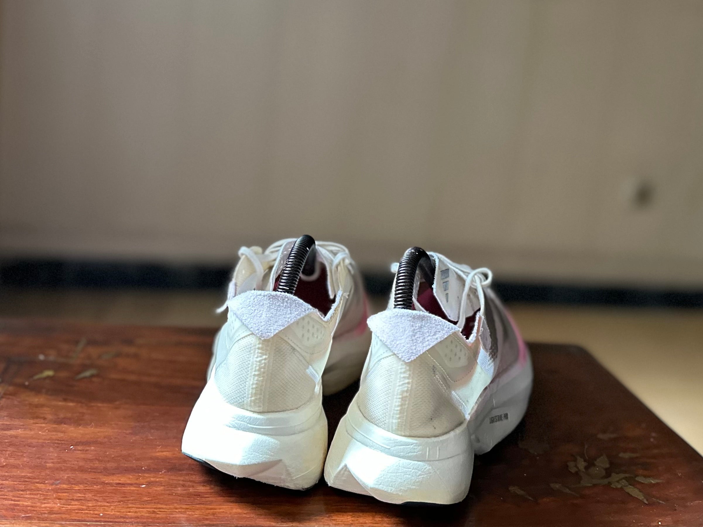 ORIGINAL Adidas Adizero Adios Pro 3 White/Metallic/Cherry (Carbon Plated)