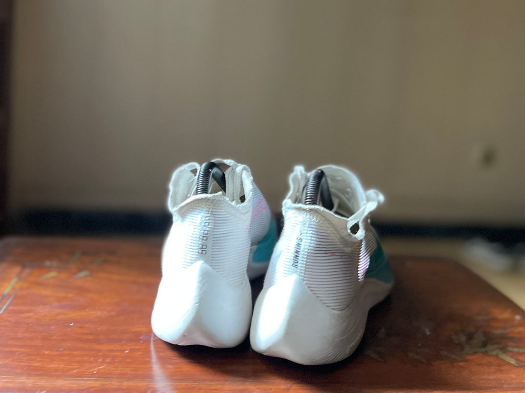 ORIGINAL Nike ZoomX VaporFly 2 Next% White Dynamic Turquoise (Carbon Plated)