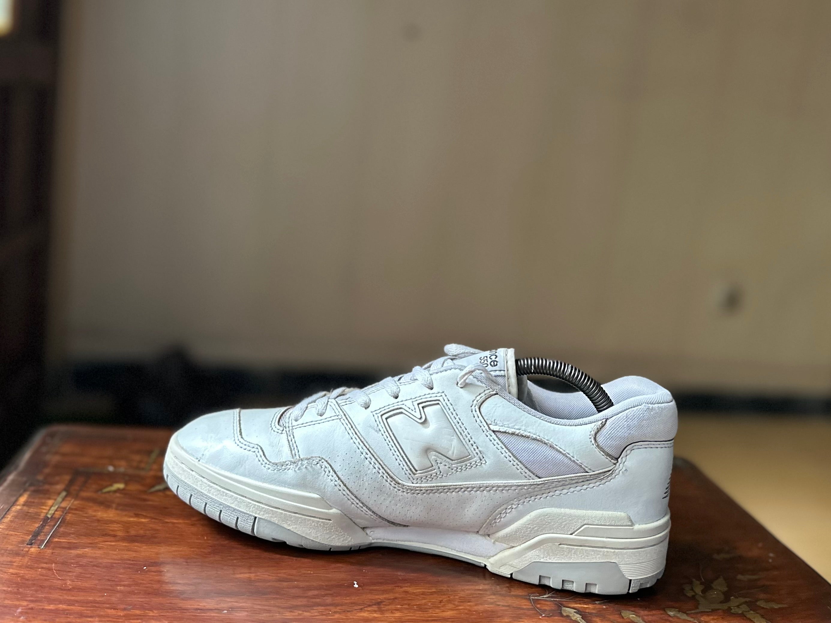 ORIGINAL New Balance 550 White Smoke Grey Uk size: 9.5 Eu: 44.5