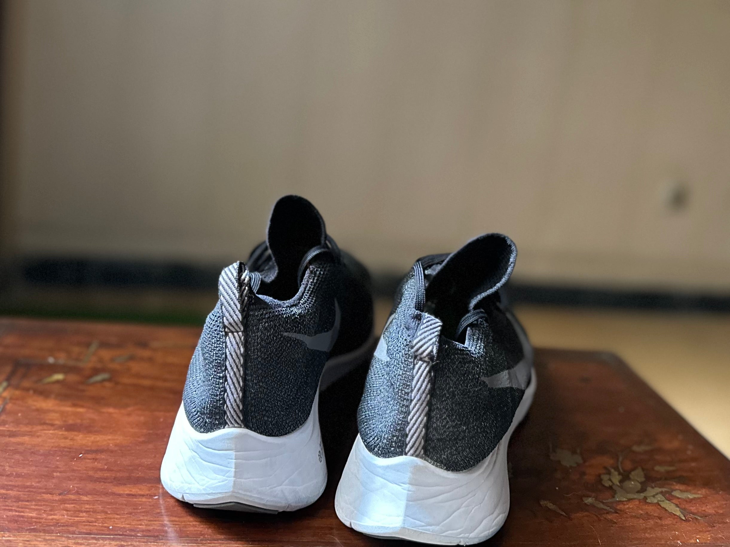 ORIGINAL Nike AirZoom Flyknit Black Grey Swoosh (Carbon Plated) Uk size: 10 Eu: 45