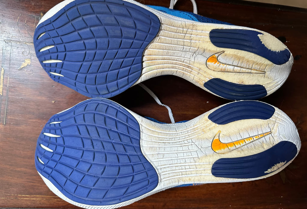 ORIGINAL Nike ZoomX VaporFly Next% 2 Game Royal Vivid Orange (Carbon Plated) Uk size: 8 Eu: 42.5
