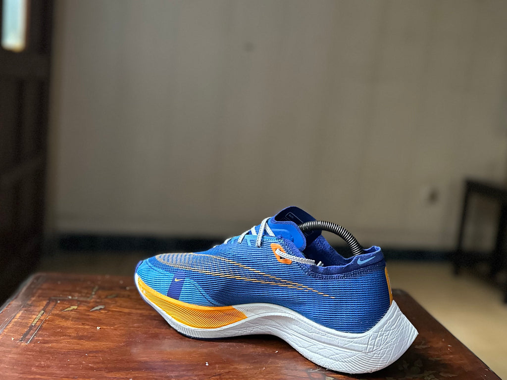 ORIGINAL Nike ZoomX VaporFly Next% 2 Game Royal Vivid Orange (Carbon Plated) Uk size: 8 Eu: 42.5