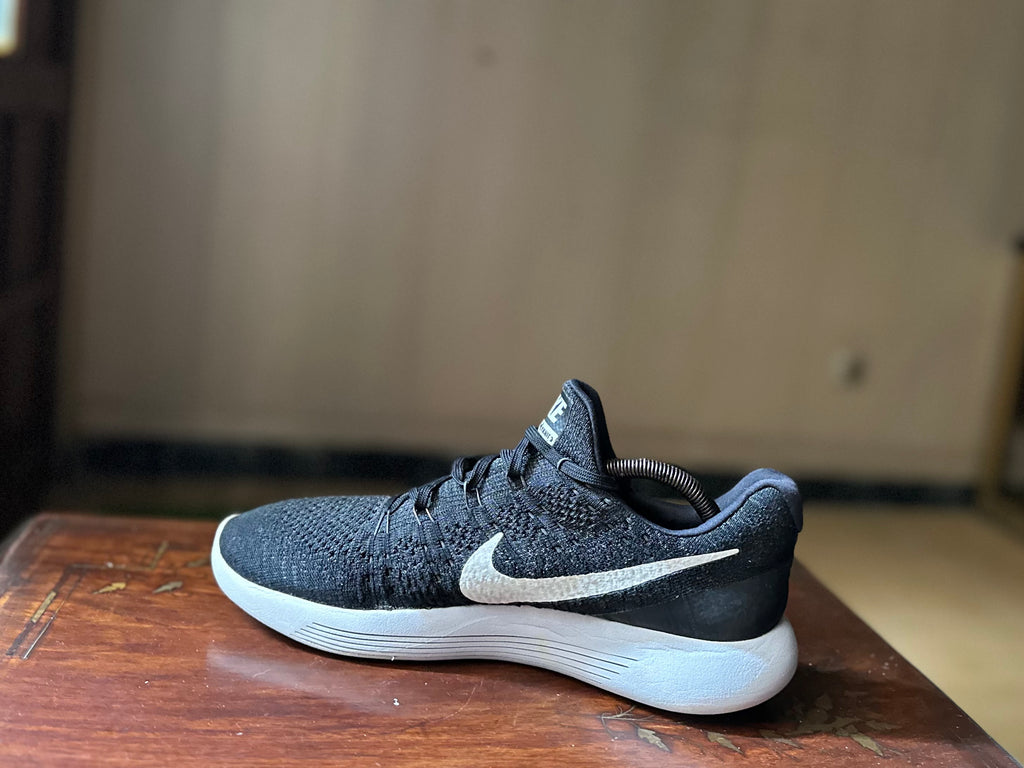 ORIGINAL Nike Lunarepic Low FlyKnit 2 Black/White/Anthracite Uk size: 10.5 Eu: 45.5