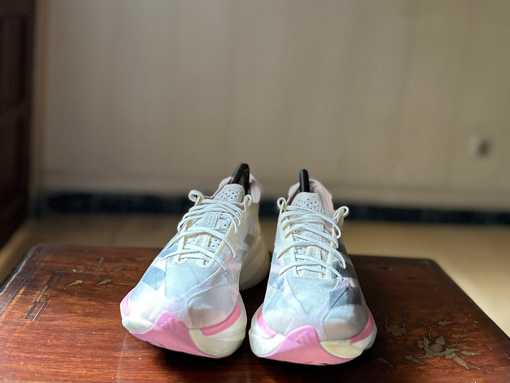 ORIGINAL Adidas Adizero Adios Pro 3 White/Metallic/Cherry (Carbon Plated)