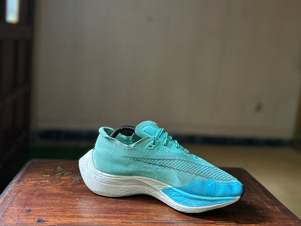 ORIGINAL Nike ZoomX Vaporfly Next% 2 Aurora Green (Carbon Plated) Uk size: 8 Eu: 42.5