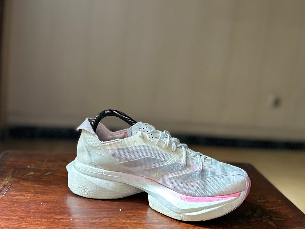 ORIGINAL Adidas Adizero Adios Pro 3 White/Metallic/Cherry (Carbon Plated)