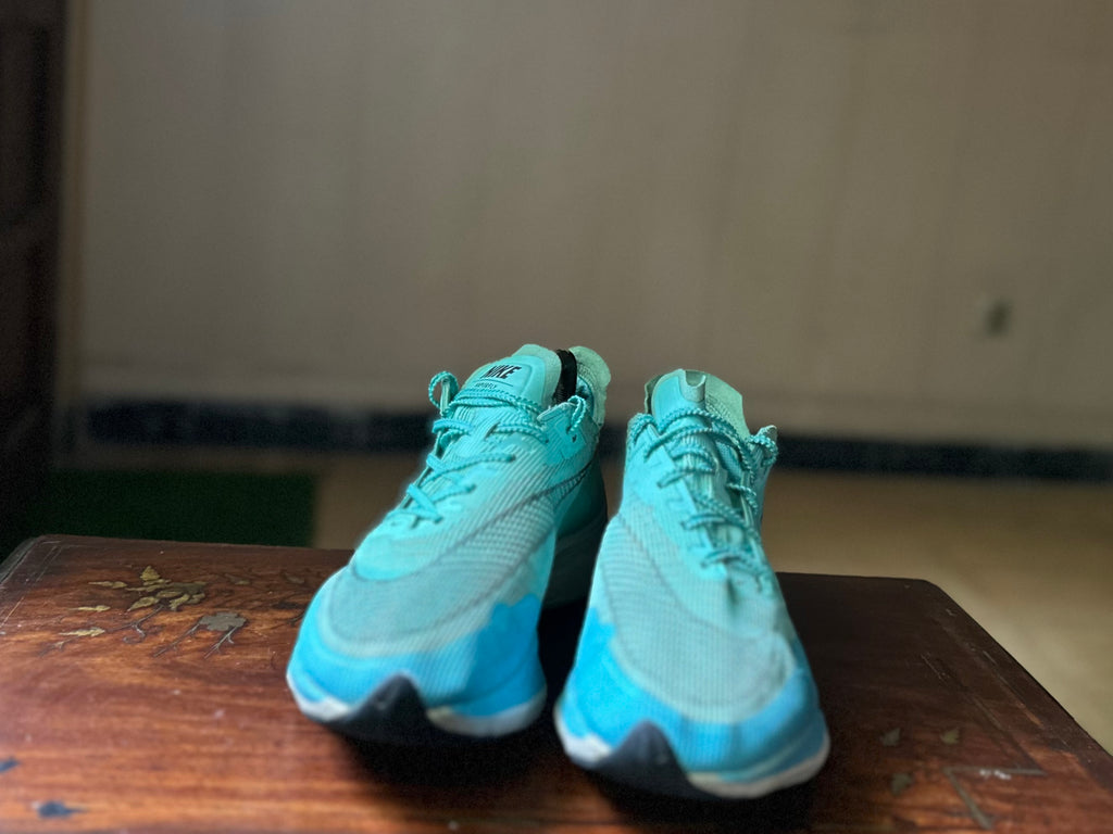 ORIGINAL Nike ZoomX Vaporfly Next% 2 Aurora Green (Carbon Plated) Uk size: 8 Eu: 42.5