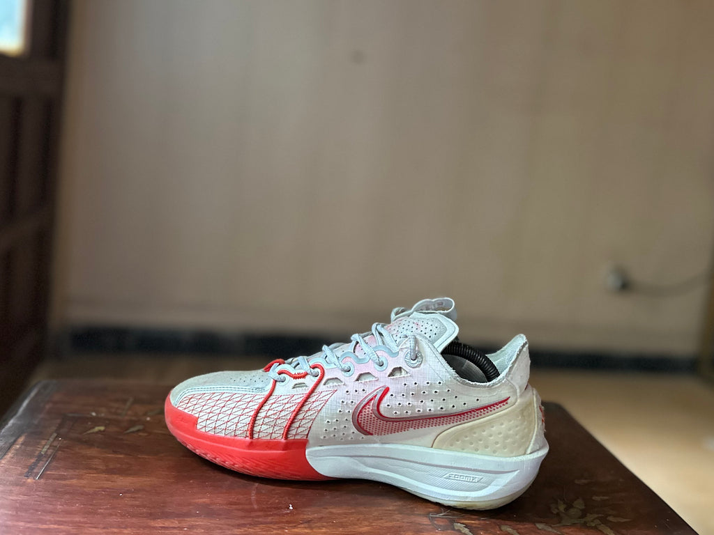 ORIGINAL Nike GT Cut 3 White Picante Red Uk size: 7.5 Eu: 42