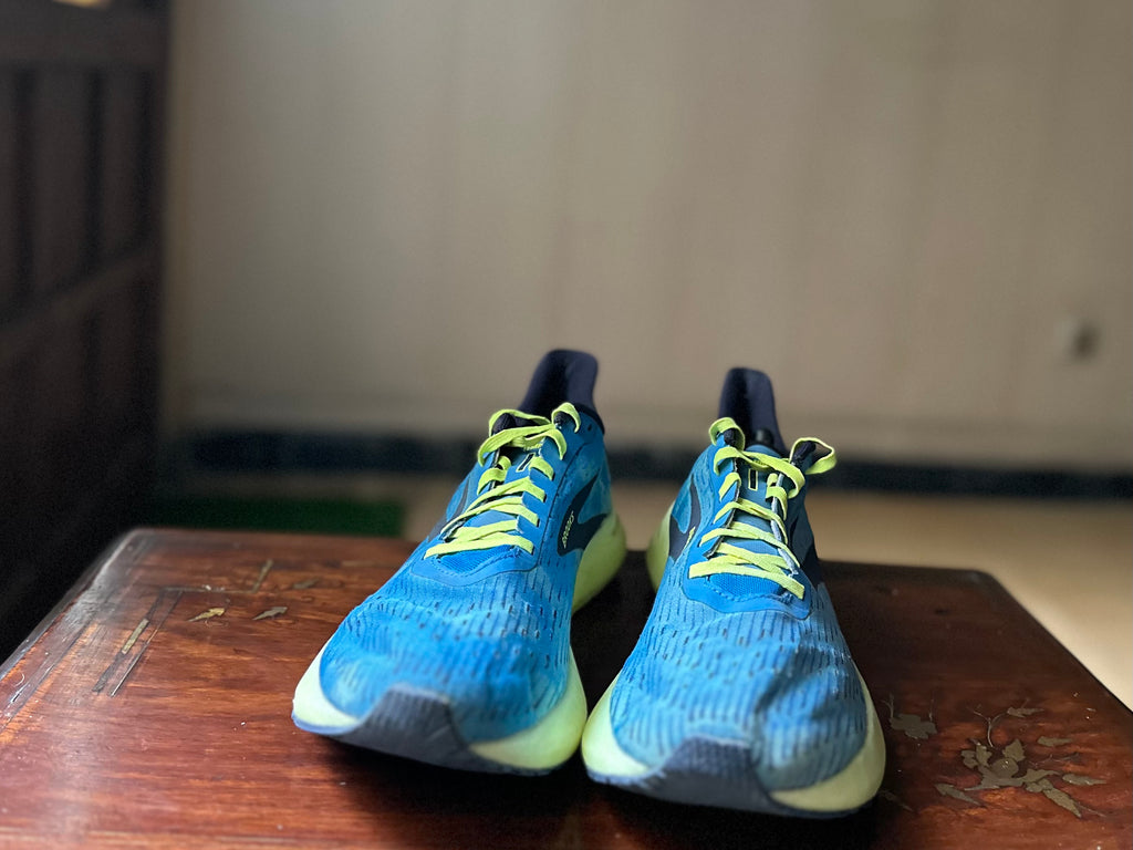 ORIGINAL Brooks Hyperion Tempo Blue/NightLife Uk size: 11 Eu: 46