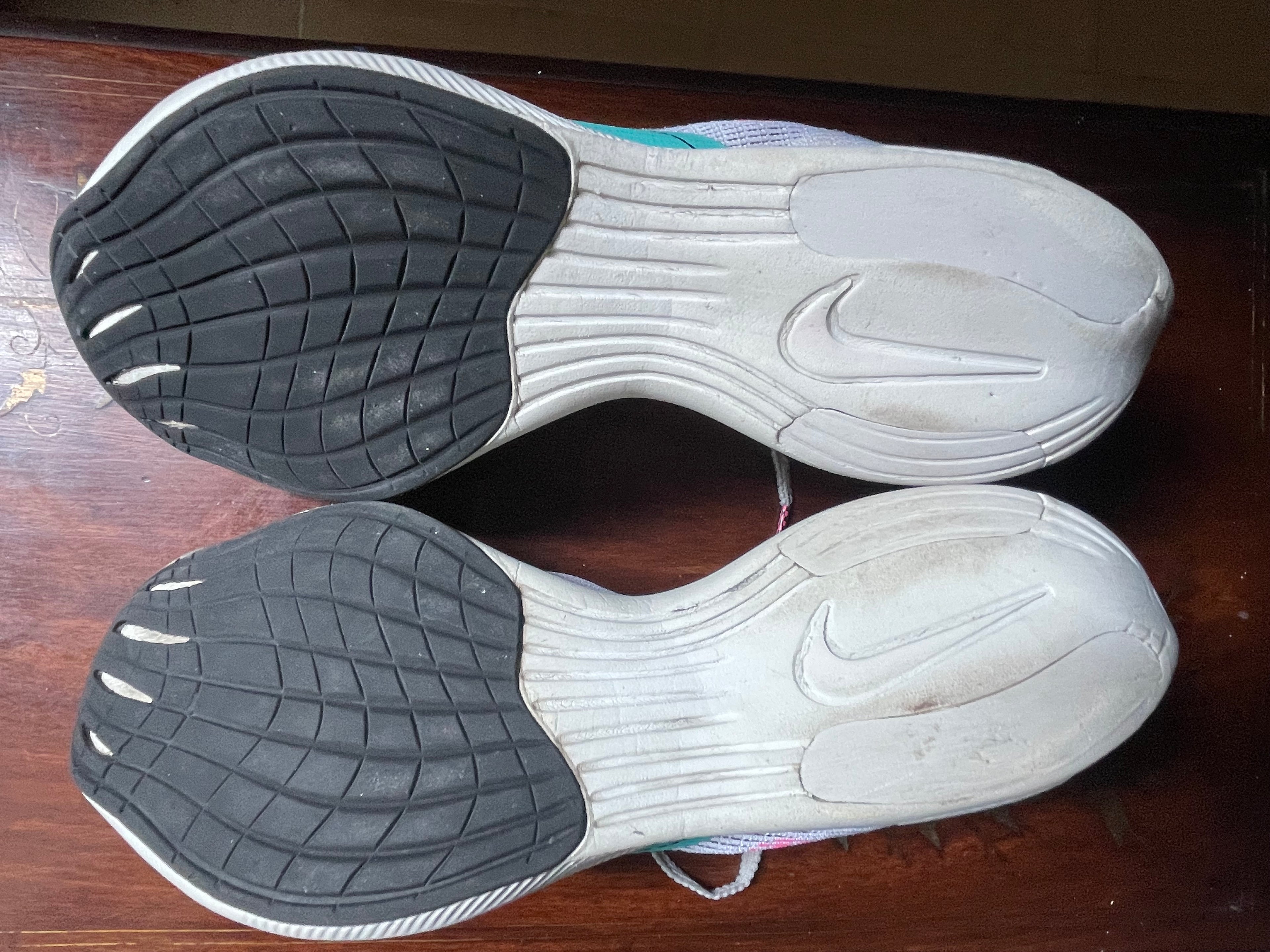 ORIGINAL Nike ZoomX VaporFly 2 Next% White Dynamic Turquoise (Carbon Plated)